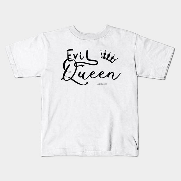 Evil Queen Kids T-Shirt by Alley Ciz